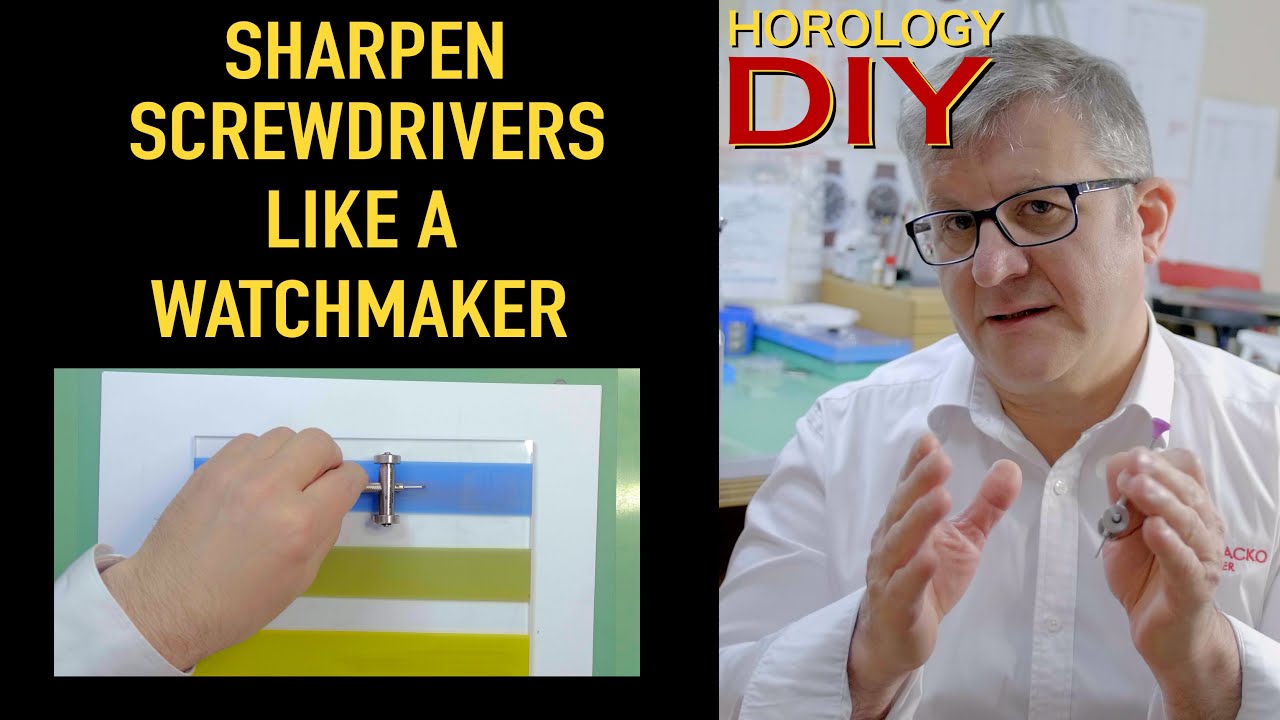 How to sharpen and shape watchmakers screwdriversâHorology DIY