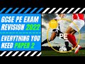 AQA GCSE PE: LAST MINUTE PAPER 2 EXAM REVISION 2022 | EVERYTHING YOU NEED TO KNOW