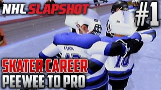 NHL Slapshot (Wii) | Peewee to Pro (Skater Career) | EP1 | ARE YOU GUYS READY?