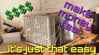How to make easy money scrapping out an air conditioner window unit....is it worth the effort? 2018