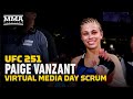 UFC 251: Paige VanZant Media Day Scrum - MMA Fighting