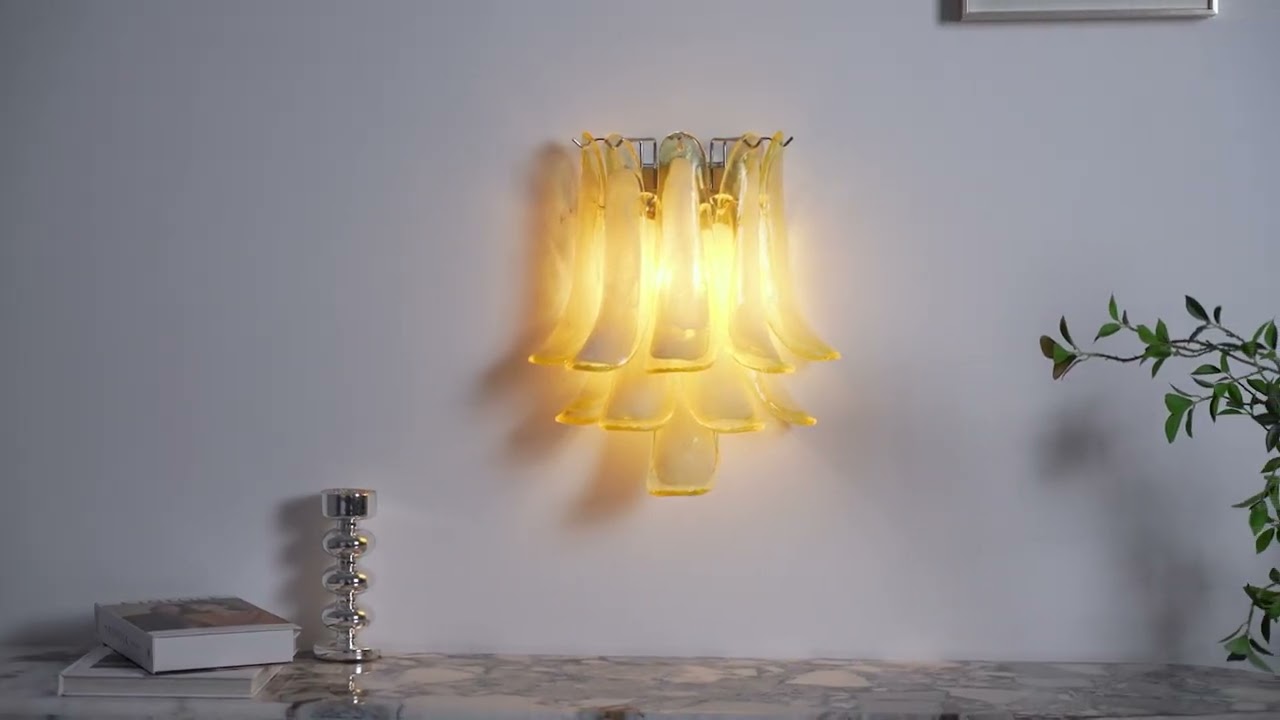Petalo Glass Wall Lamp video