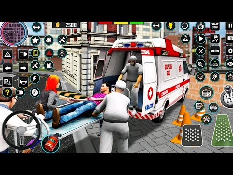 Off-road Accidents fly to Near Hospital in US Police Helicopter Ambulance Simulator 2024 Gameplay