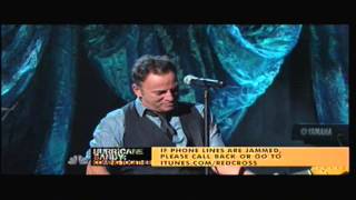 Bruce Springsteen - Land Of Hope And Dreams (People Get Ready) - Sandy Relief