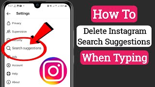 How To Delete Instagram Search Suggestions When Typing 2023 | Delete Search History On Instagram