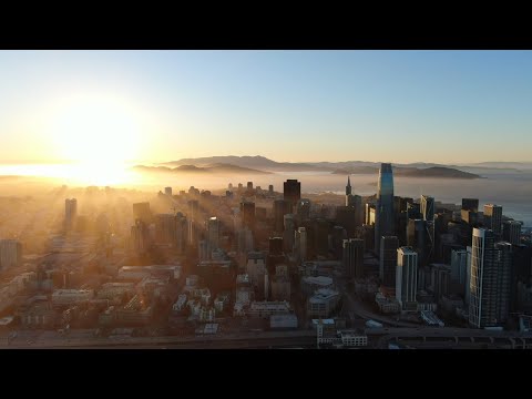 San Francisco Aerial Drone Video  - 4K