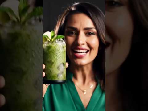 Zelena smuti bomba — spanać, kivi, banana, đumbir 🥝🍌