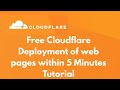 Free Cloudflare Pages Deployment In 5 Minutes Complete Step By Step Tutorial