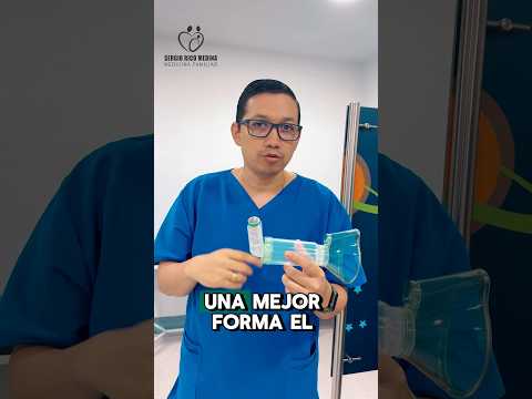 Aquí te enseño cómo utilizar tu inhalador. Con la inhalocámara mejora la efectividad del medicamento