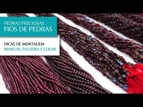 Novos Fios de Pedras Indianas Naturais para Montagem de Semi Joias - Pedra Mística