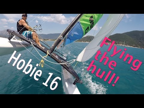 How to fly the hull, a Hobie 16 tutorial