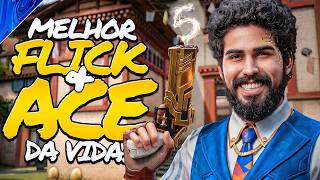 ASPAS ACERTA O MELHOR ACE E FLICK DA VIDA DELE NO MESMO JOGO !!!