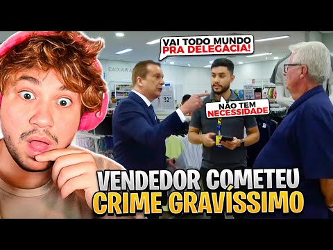 VENDEDOR CLONA CARTÃO DE CLIENTE E GASTA NO NOME DELE! - React Celso Russomano