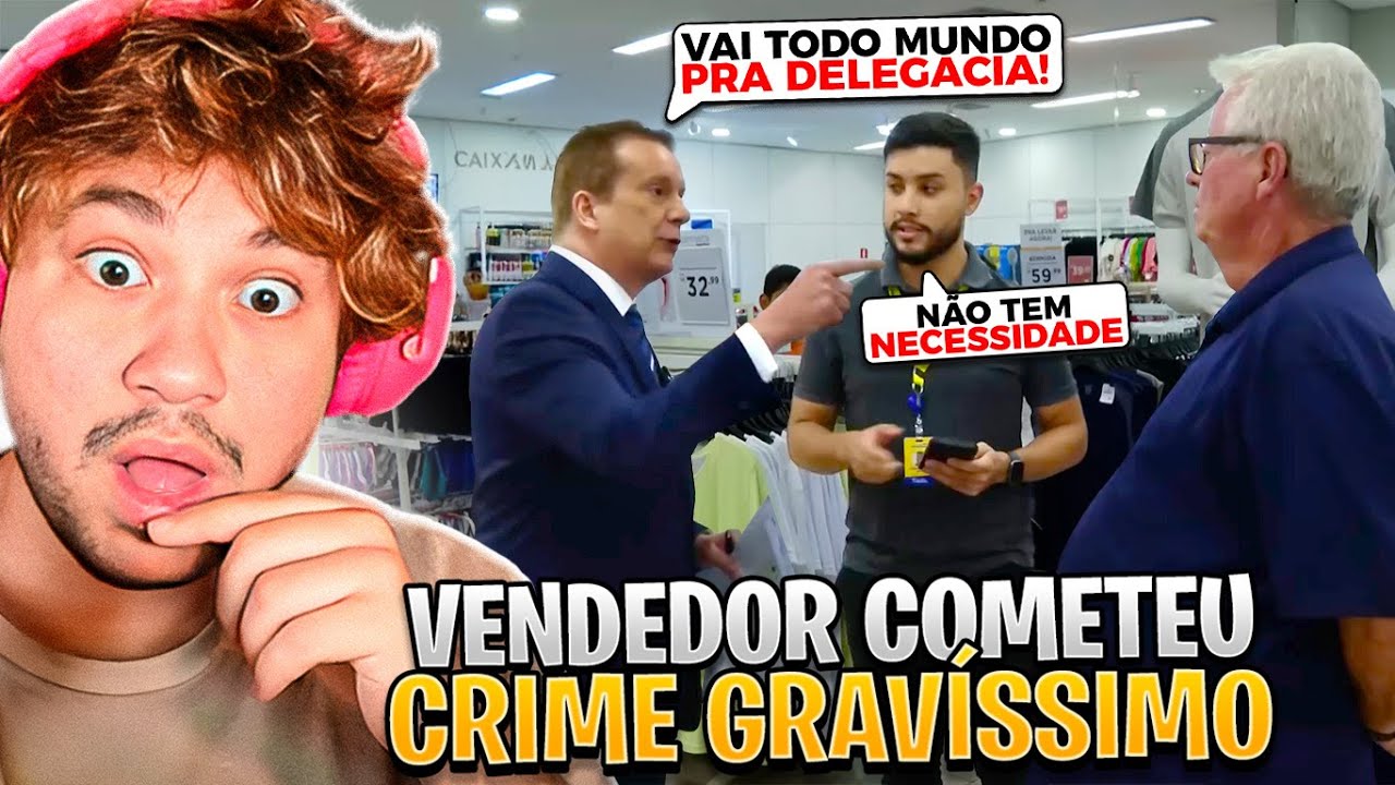 VENDEDOR CLONA CARTÃO DE CLIENTE E GASTA NO NOME DELE! - React Celso Russomano