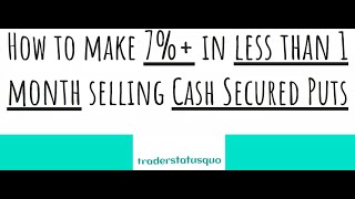 How to make 7%+ RETURNS EVERY MONTH selling Cash Secured Puts | Robinhood - $HOOD Stock Review