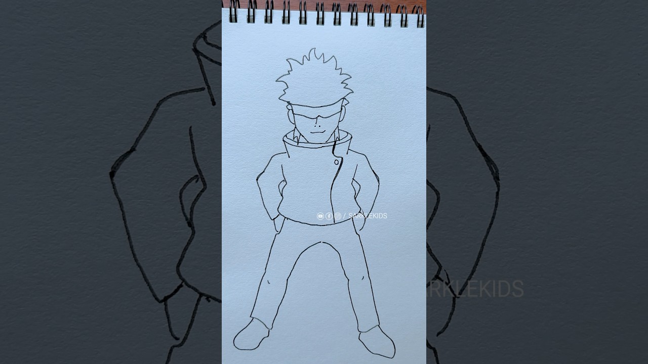 Easy Character drawing very simple way Japanese cartoon drawing