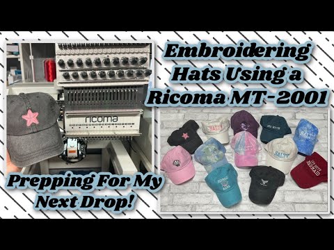Work With Me: Embroidering Hats For My Next Small Business Launch / Growing My Shopify Online Store
