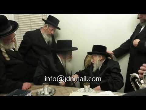 כ"ק אדמו"ר מנדבורנה ירושלים שליט"א בביקור אצל כ"ק אדמו"ר מסקולען זצ"ל חודש חשון תשע"ה לפ"ק