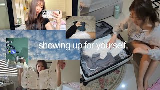 showing up for yourself! 🤍 crocheting, new fashion pickups & solo adventures | navigating my 20s