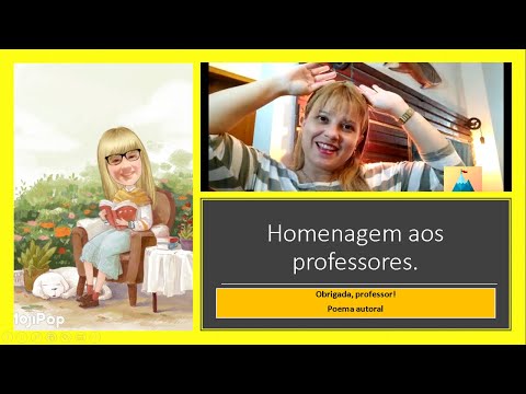 Homenagem aos professores - Obrigada, professor!