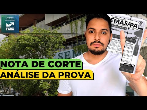 QUANTO EU PRECISO PARA SER APROVADO NA SEMAS PA 2023 - NIVEL MÉDIO - ANÁLISE DA PROVA - LEGISLAÇÃO