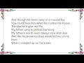 Cowboy Junkies - Musical Key Lyrics
