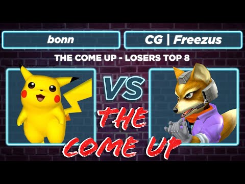 The Come Up: CG | Freezus vs bonn - Losers Top 8 SSBM