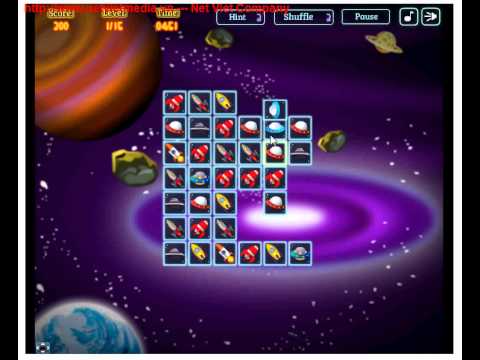 Space Connect Mahjong game