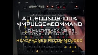 Video thumbnail for Analogue Solutions Impulse Command Analogue Synthesizer - sound & sequence selection by Analogue Solutions