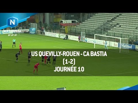 J10 : US Quevilly-Rouen - CA Bastia (1-2), le résumé
