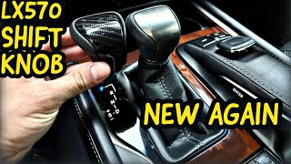 Lexus LX570 Shift Knob Replacement - Get rid of that Sticky Worn Out shift Knob LX570 LS460 LS600