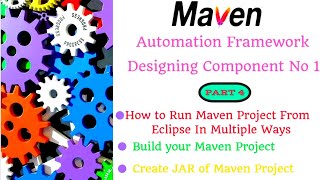 Run Maven Project from Eclipse | mvn test | mvn install | mvn clean install | Different ways to run