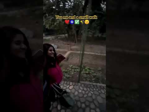 Tag with whom you want to go on a walk ❤️✅🧿 #kushagra #couplegoals #srishti #walkaround #subscribe