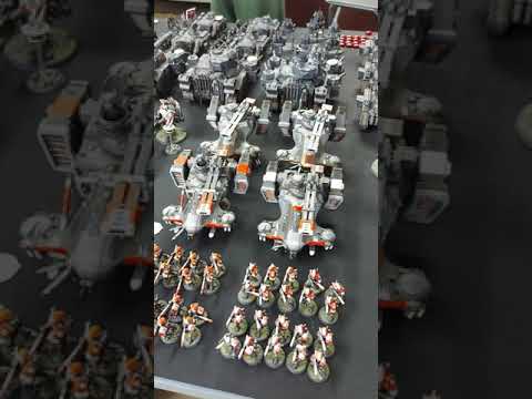 T'au Empire vs Astra Militarum  Apocalypse combined force TOTAL 24,000pts!!