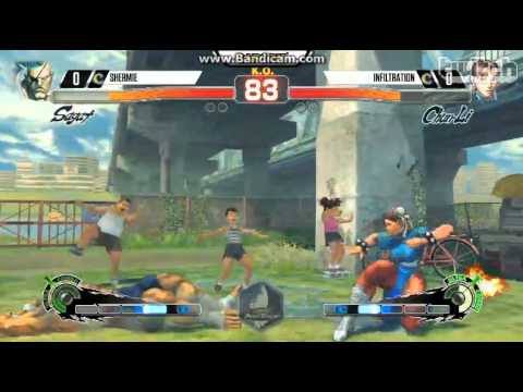 Infiltration (Chun Li) vs Shermie (Sagat) - #SouthEastAsiaMajor 2015 #USF4