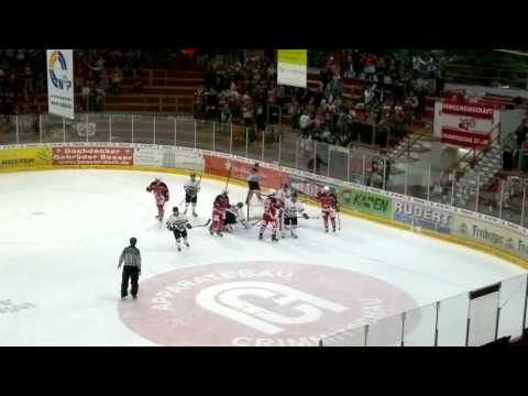 Tore Testspiel Eispiraten Crimmitschau - Löwen Frankfurt.avi