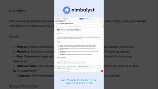 Plan and Mockup with Claude Code in Nimbalyst