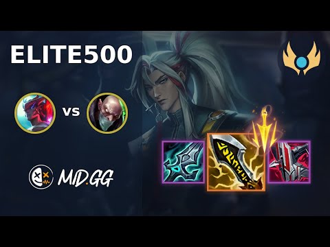 MID.GG: [ elite500 ] Yone TOP vs Singed | EUW CHALLENGER | LOL Season 2025