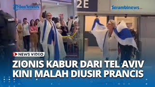 Download lagu Kabur dari Serangan Dahsyat Iran! Warga Israel Disoraki dan Diusir saat Tiba di Prancis mp3