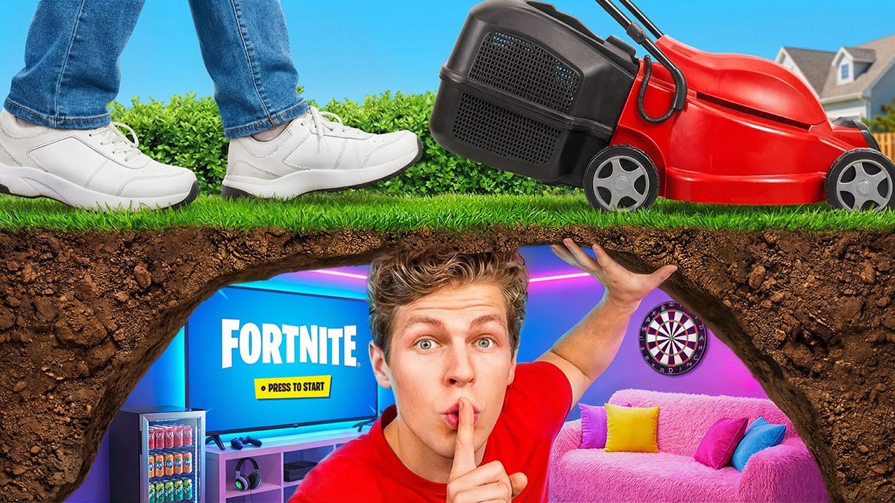 I Built 4 SECRET Gaming Rooms You'd Never Find!