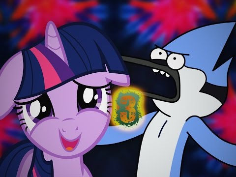 Mordecai vs Twilight Sparkle 3. Epic Rap Battles of Cartoons Season 3.