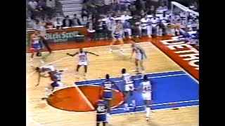Isiah Thomas Hits Scott Skiles with an Incidental Flying Knee to the Head