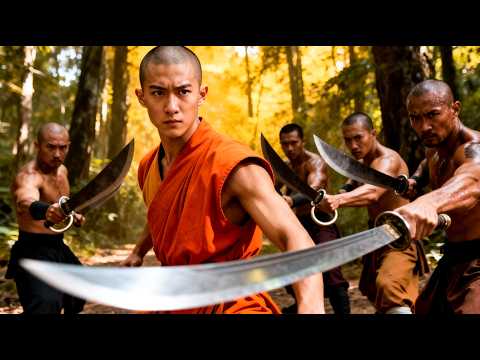 功夫和尚掙脫枷鎖，絕世功夫當場秒殺惡霸，震驚全場 #action #drama #war #kungfu #歷史 #武俠 #功夫