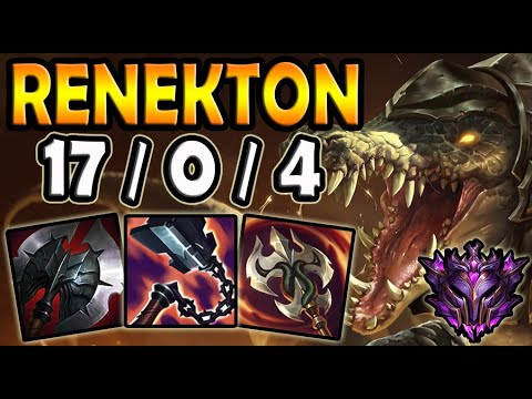 OTP Renekton vs Gragas [ TOP ] Lol Master Korea 10.25