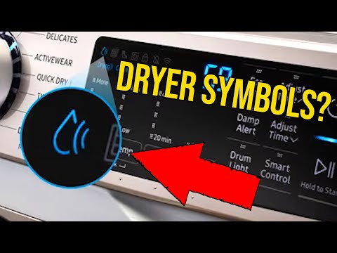 Samsung Dryer Symbols Explained (What do they mean?)
