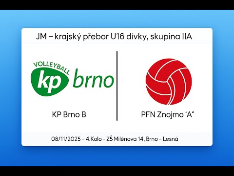 JM-U16Z: Královo Pole Brno B x PFN Znojmo "A"