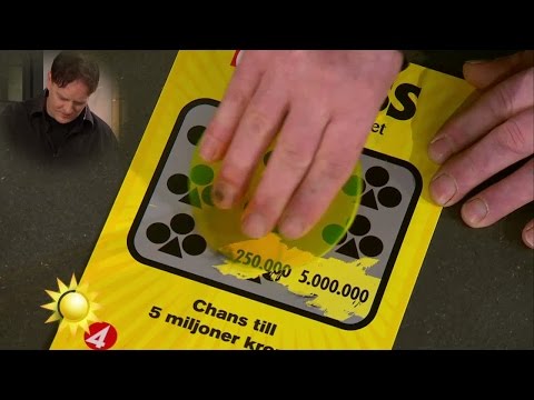 Roger skrapar fram storvinsten - Nyhetsmorgon (TV4)