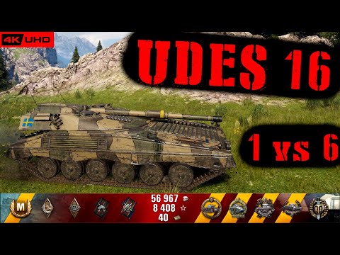 World of Tanks UDES 16 Replay - 8 Kills 4.1K DMG(Patch 1.6.1)