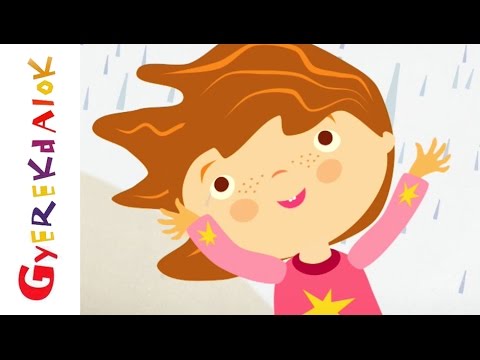 Ess eső, ess (Gyerekdalok és mondókák, rajzfilm gyerekeknek)