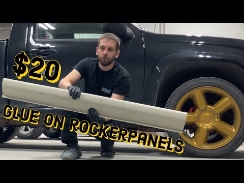 20$ glue on rocker panel install